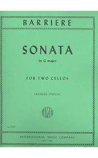 barriere j. - sonata sol m -