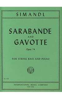 simandl f. - sarabanda y gavota - op.74