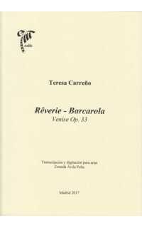 carreño t. - rêverie - barcarola - venise op.33