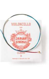 cuerda violonchelo - jargar 2º re(d) 4/4 fuerte roja