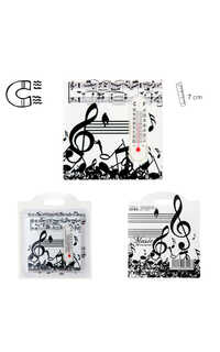 regalo - termometro imantado en estuche (7cm) y motivos musicales