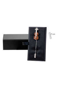 regalo - alfiler marron (violin)