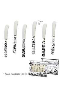 regalo - set 6 pala pates notas musica