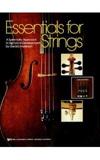 anderson g. -essential for strings (contrabajo)