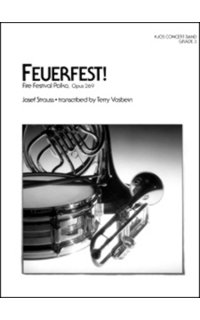 strauss j. - feuerfest op. 269 banda part. y partes