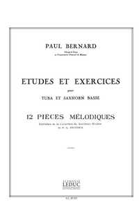 bernard p. - estudios y ejercicios para tuba v.1 (12 piezas melodicas)