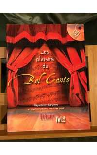 album. - bel canto v.2 tenor + cd (c/p)