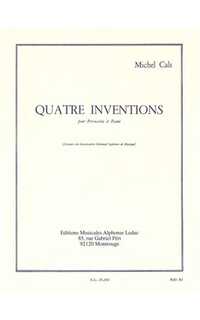 cals m. - quatre inventions 4 percusion