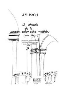 bach j.s. - corales pasion san marcos bwv244 4 guitrras (par y partes)