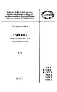 rydin a. - fabliau (saxo mib/piano)