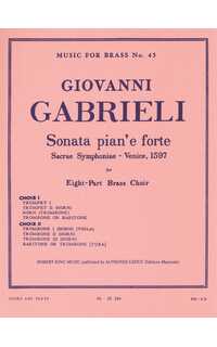 gabrieli g. - sonata pian e forte (8 partes)