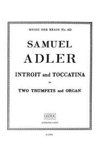 adler s. - introduccion y tocata (2tp/organo)