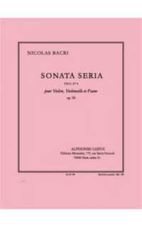 bacri n. - sonata seria trio nº 4 op.98 (v/vc/p)
