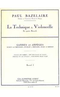 bazelaire p. - tecnica v.1 escalas y arpegios -
