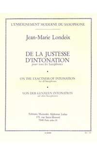 londeix j.m. - justesse d-intonation -