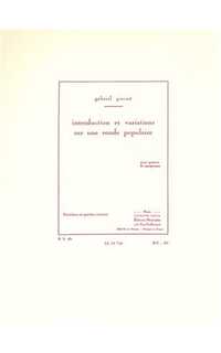 pierne g. - introduccion y variaciones tema popular -