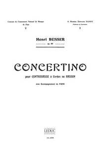 busser h. - concertino - op.80