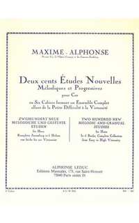 maxime alphonse - estudios nouvelles (200) v.6 -
