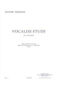 messiaen o. - vocalise-etude sopp -
