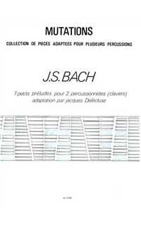 bach j.s. - pequeños preludios (7) - 2 percusionistas