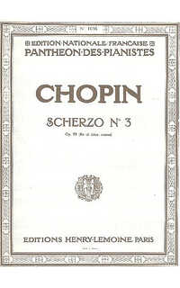chopin f. - scherzo do#m nº 3 op.39