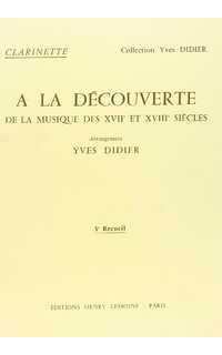 didier y. - a la decouverte de la musique siglos xvii-sviii