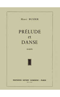 busser h, - preludio y danza -arpa-