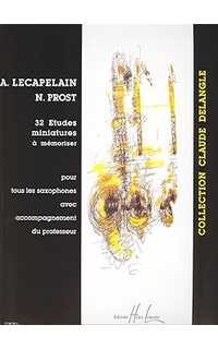 lecapelain/prost - estudios miniaturas todos los saxofones