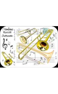 regalo - mantelito individual de trombones