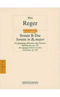 reger m. - sonata mib m - op.107