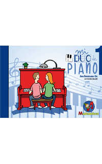 barrilero gil a. - mi duo de piano v.1 (19 piezas progresivas a 4 mandos (2 libros) +descargas