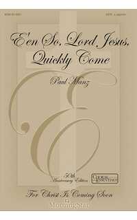 manz p. - e´en so lord jesus quickly come