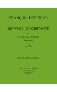 devienne f. - sinfonia concertante sol m - 2fl y piano