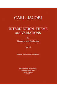 jacobi c. - introduccion, tema y variacion - op.10