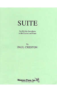 creston p. - suite (sax alto o clarinete sib y piano)