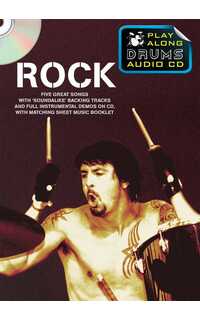 album. - rock playalong drums +cd