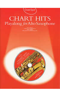 album - guest spot chart hits playalong (+cd) (saxo) -