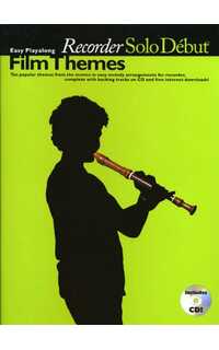 album - solo debut film themes easy playalong (recorder) (+cd)