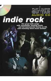 album - indie rock play along guitar audio cd + partitura (tablatura)