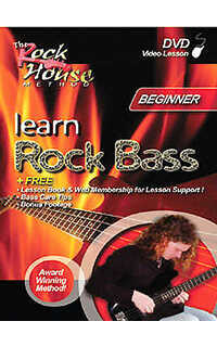 learn rock bass guitar beginner (dvd) español "rock house"