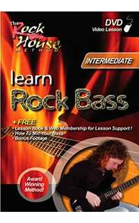 learn rock bass intermediate (dvd) "rock house"