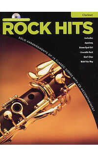 rock hits play-along clarinete +cd