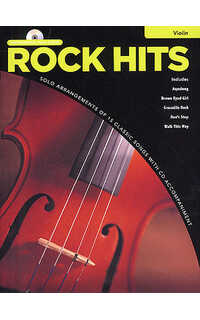 rock hits play-along violin +cd