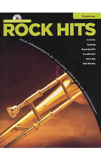 rock hits play-along trombon +cd