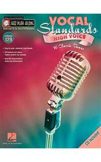 album - vocal standars (high voice) +cd (jazz play along)