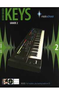 rockschool band based keys grade 2+cd