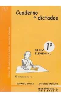 costa/moreno - cuaderno de dictados elemental 1º +cd
