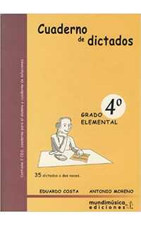costa/moreno - cuaderno de dictados elemental 4º +cd