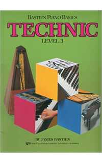 bastien j. - piano basico tecnica v.3 (ingles) -