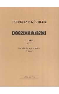 kuchler f. - concertino re m - op.14
